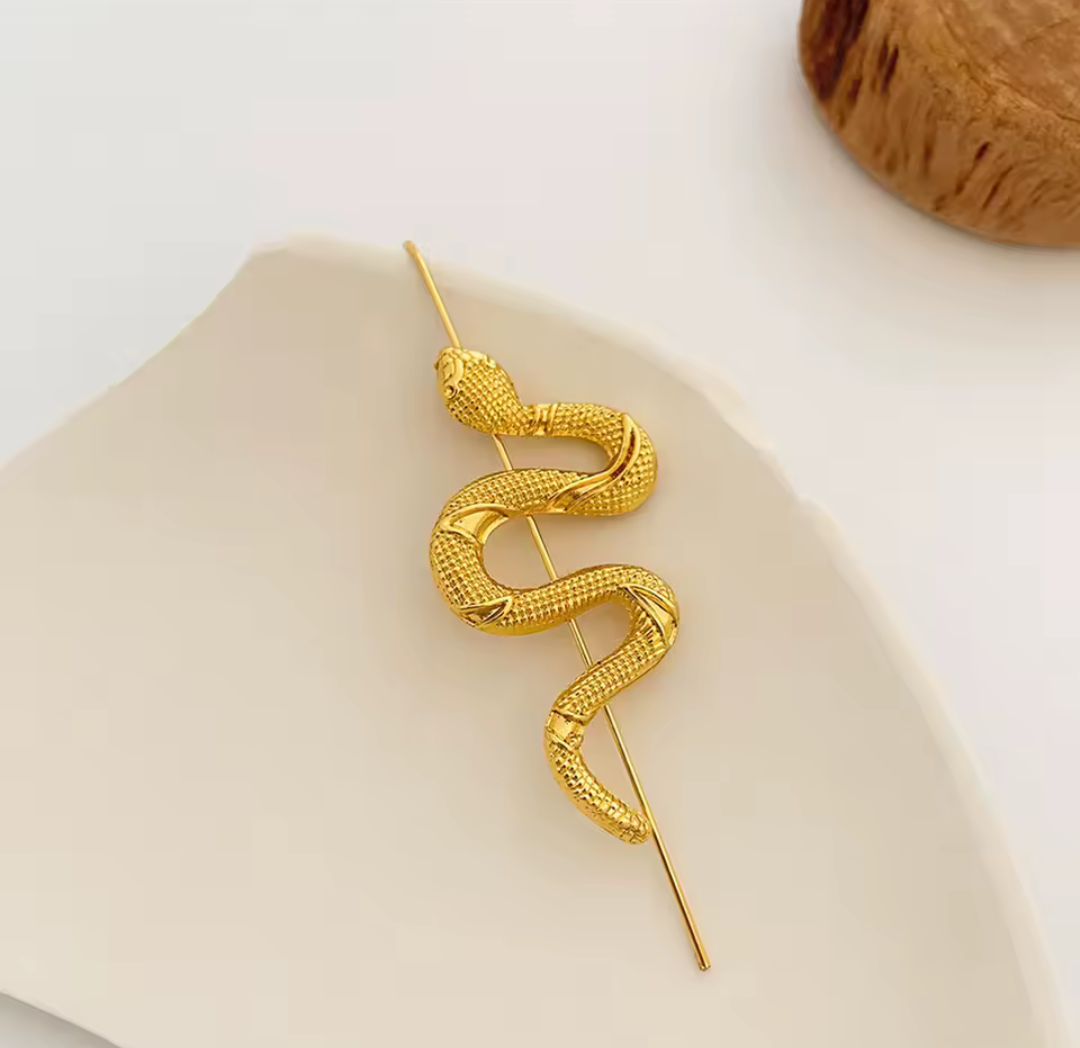 Big Nioka Hook Earrings - Bold Statement No-Pierce Design