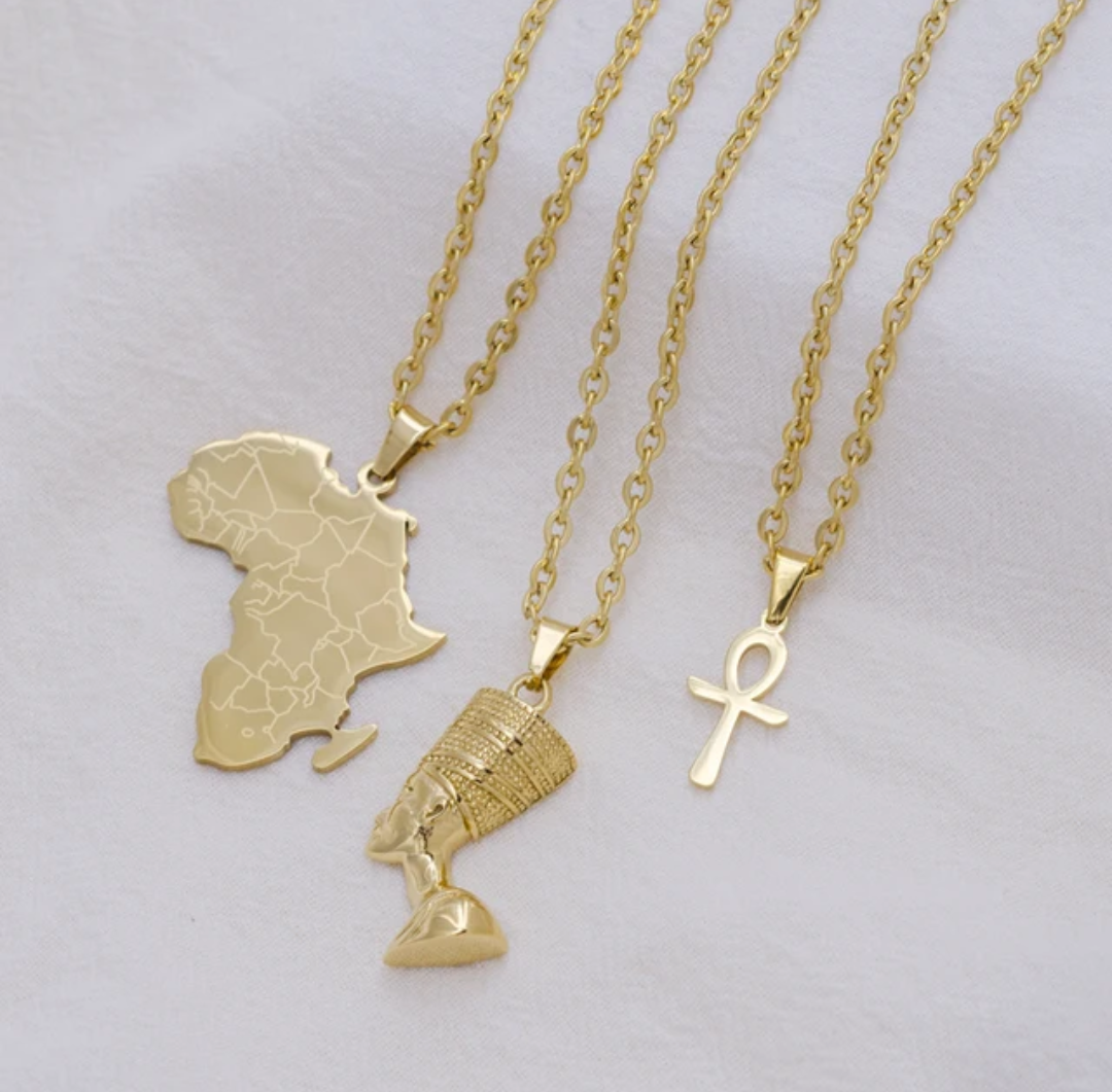Ankh Nefertiti Katiopa Necklace ✨