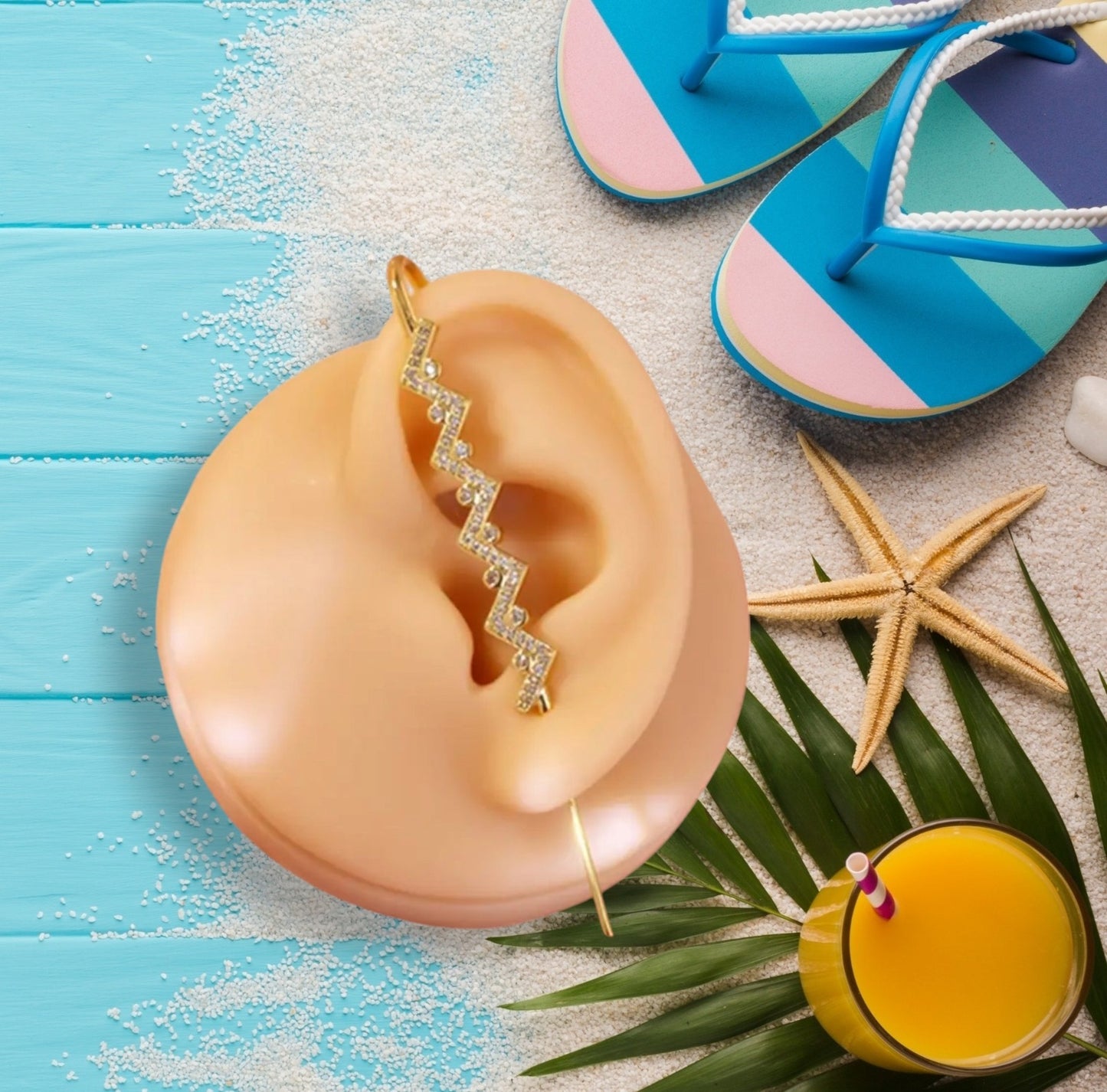 Lukezo Hook Earrings - Authentic African-Inspired No-Pierce Design