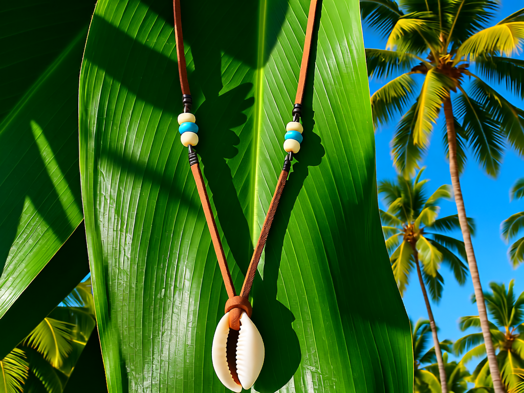 Kiatu African Necklace – Handmade Cowrie Shell & Beaded Necklace